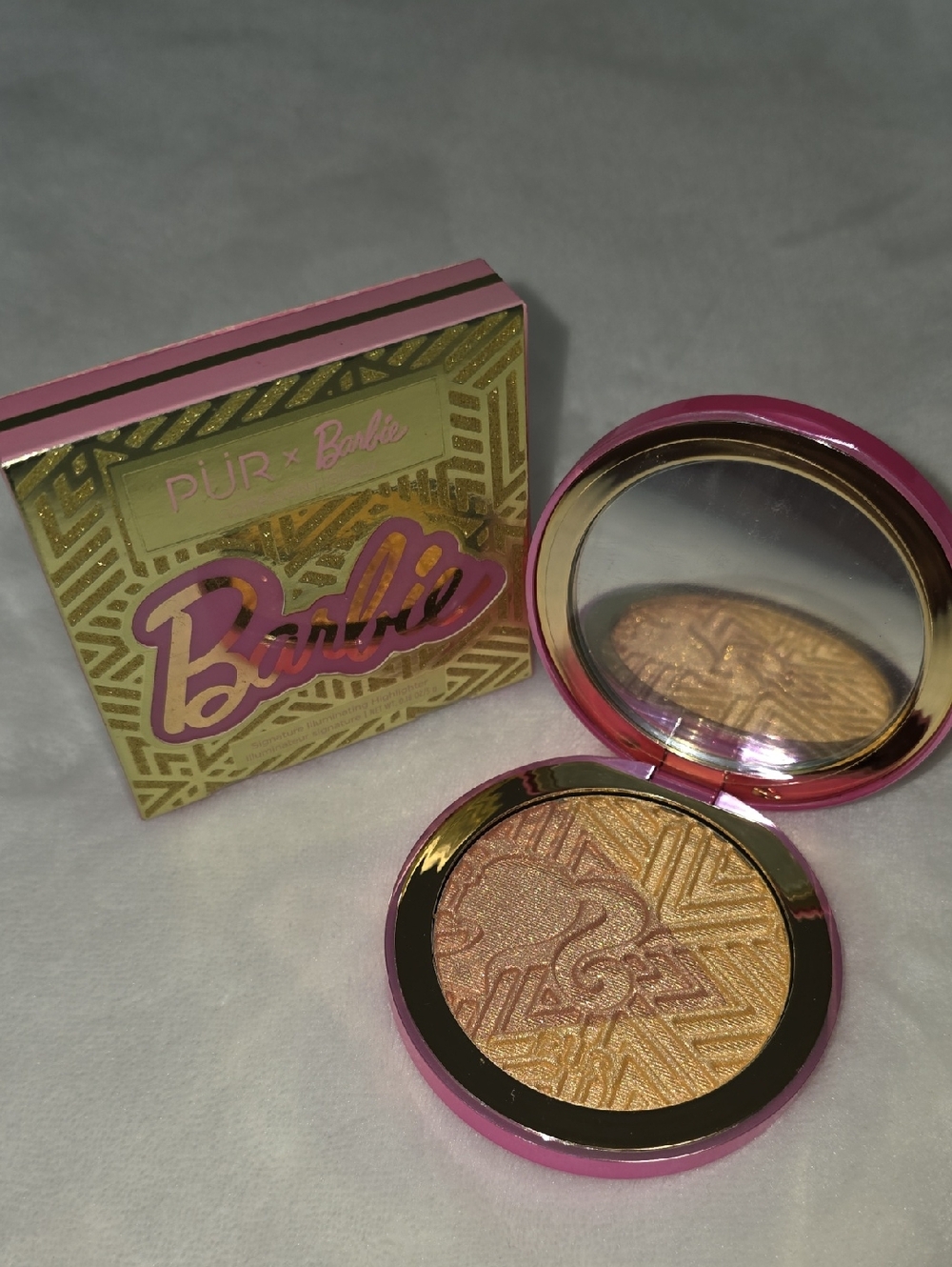 NIB PUR x Barbie Confident Glow Signature Illuminating Highlighter